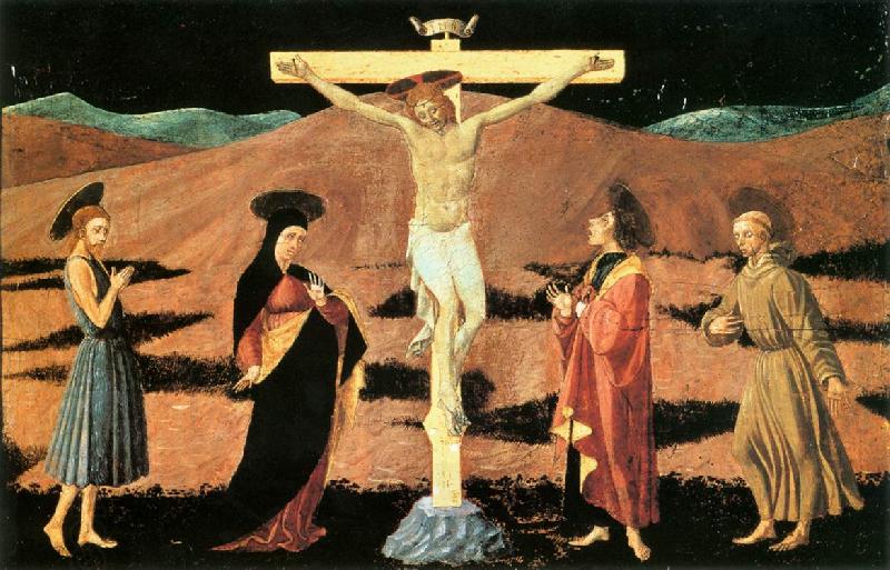 UCCELLO, Paolo Crucifixion wt China oil painting art